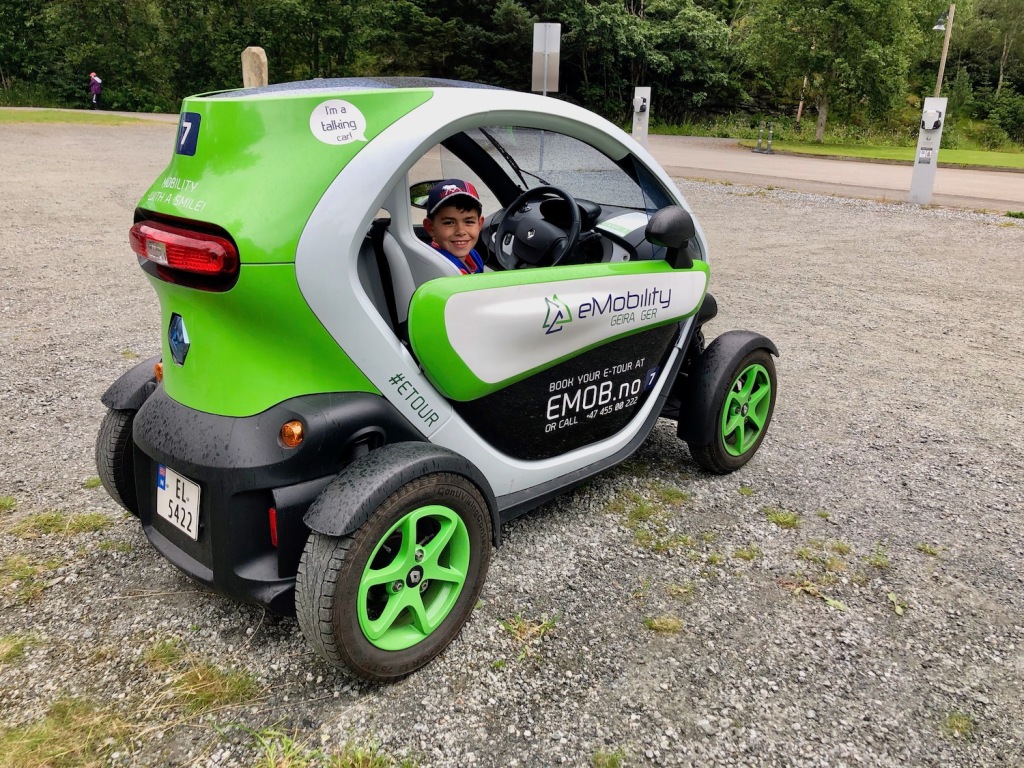 Driving tiny cars in Norway