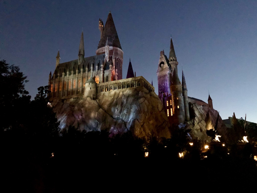 Hogwarts Castle at Night