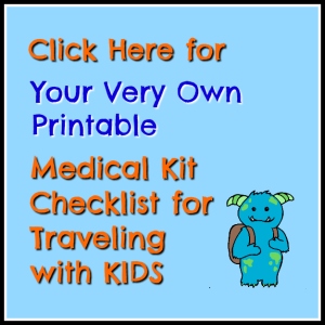 Travel Medical Kit Checklist